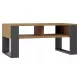  TopEshop Masuta de cafea dreptunghiulara moderna 90 x 58 x 50cm antracit, stejar artizanal
