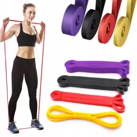    SET DE 4 GHIDURI DE REZISTENȚĂ LA EXERCIȚI CU BANDA DE PUTERE