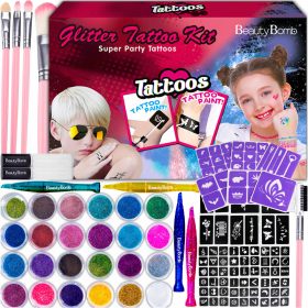  SET TATUAJ GLITTER MEGA GLITTER XXL LAVABIL