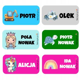    Autocolante cu nume pentru un copil Autocolante, autocolante cu nume, 30 buc