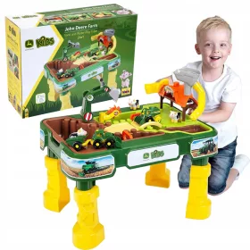  Masa de joaca cu nisip si apa Klein 2in1 John Deere Farm