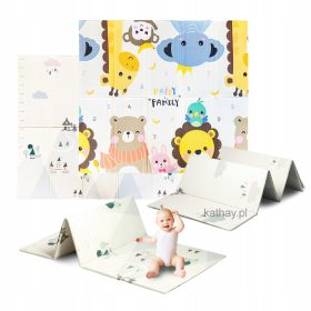  Covoraș educativ din spumă cu două fețe 180x200 cm ZOO