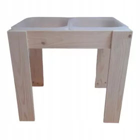    Masa senzoriala blocuri nisip apa Montessori 56cm container trofast ikea
