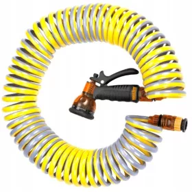  Furtun de grădină + pistol de pulverizare 7 funcții
