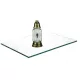 Suport transparent din sticlă Hurtex pentru lumânări 60 × 40 cm