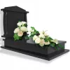 Buchet artificial de mormânt Skamvit cu flori, aproximativ 70–80 cm