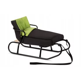   Sanie metalica traditionala JEE Classic + spatar + sac de dormit