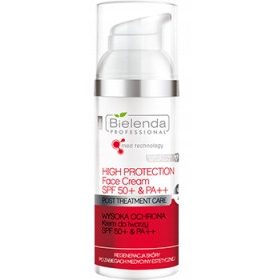    Bielenda Professional High Protection Crema de fata cu protectie UV 50 SPF zi si noapte 50 ml