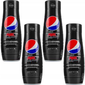 4X SIROP SODASTREAM PEPSI MAX FĂRĂ ZAHĂR 440 ML