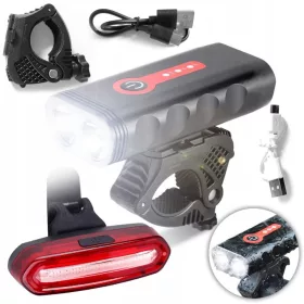    Iluminat pentru biciclete LAMPA SPATE MODURI DE LUMINA LARGE PRO BATERIE 1800 lm USB