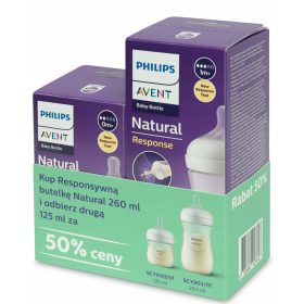    Flacon AVENT Natural Response SCY903/01 260 ml + Flacon AVENT Natural Response SCY900/01 125 ml