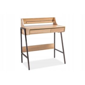    Birou dreptunghiular Signal Desks 77 x 48 x 89 cm, stejar natural