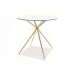  Masa rotunda Signal GLAMOUR 80 x 80 x 75cm auriu
