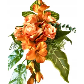   Buchet Artificial Rezistent pentru Morminte - Diverse Opţiuni Cromatice