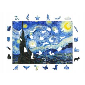  Puzzle din lemn A3 Van Gogh Starry Night 300 de piese