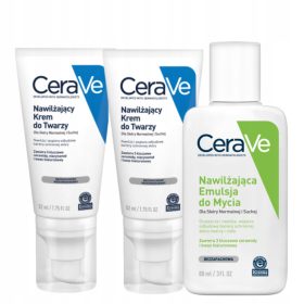   Set CeraVe de Îngrijire pentru Piele Normală și Uscată, cu Tehnologie de Hidratare de Lungă Durată