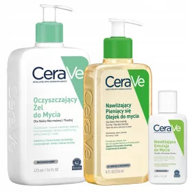   Set Complet Îngrijire Piele CeraVe: Gel de Curățare și Olei Hidratant