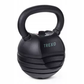  Gantera reglabila Kettlebell TREXO 14 kg
