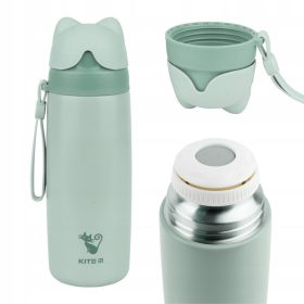  Thermos pentru bauturi Kite, 0,35 l, nuante de verde