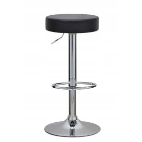  Taburet Ote, negru, 88 cm, piele artificiala