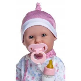    Păpușă cu burtă moale, suzetă și biberon - La Baby - 40 cm