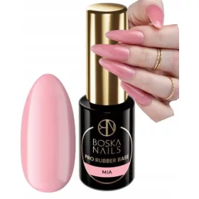  Bază de cauciuc pentru unghii Boska Nails Mia 6ml