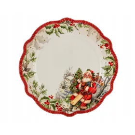  Farfurie Plato Tort Craciun Mos Craciun Craciun