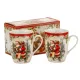  2x cani de Craciun 360 ml Set Mos Craciun