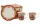  Set 2+2 cesti de Craciun 90 ml Craciun Mos Craciun