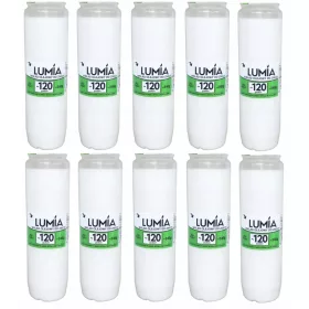   Set de 10 Rezerve Uleioase pentru Lumânări, Ardere 120 Ore, 340g fiecare