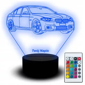    Lampă de birou Led Statuie BMW Seria 5 M5 Auto Nume Auto Gravura