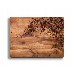  Tabla sticla 40x30 6mm LEMN CAFEA