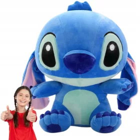    MASCOTA JUCĂRIE DE PLUȘ MARE STICH 55 CM XXL LILO ȘI STICH ALBASTRU