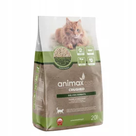    Așternut aglomerat AnimaxKot Ceai Verde 20L - AMBALARE MARE!