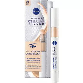    NIVEA Hyaluron Cellular Filler 3in1 Crema corectand cearcane sub ochi, culoare deschisa, 4 ml