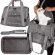  Transportor Wobell 25 cm x 28 cm x 43 cm nuante de gri