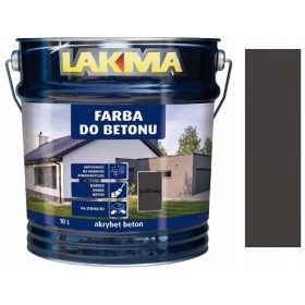  Vopsea acrilica Lakma pentru beton 10 l GRAPHITE mat