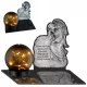 Lampion Solar LED pentru Morminte, cu Statueta - Elegant și Durabil