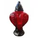Lampion Decorativ Exclusivist Rosu cu Înălțime de 38cm și Rezistență Ridicată