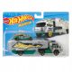  BDW51 Hot wheels camion remorcare auto BANK ROLsr