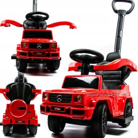    NELIK RIDE-ON RIDE-ON PUSH MERCEDES G 3in1 MAȘINĂ DE JUcăriE Roșu