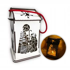  DYBS-lanternă din lemn 19,5 cm