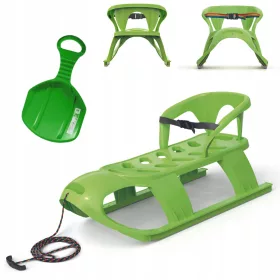  BEZZY SEAT sanie cu spătar + Slide Jabłuszko