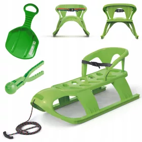  BEZZY SEAT sanie cu spatar + Slide + masina de zapada
