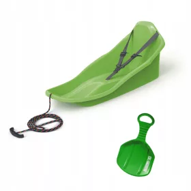    TOPO sanie cu spatar, curele prinse + alunecare pentru iarna