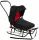 Strong Polish Sled JEE M + glugă + spătar + împingător + suport pentru picioare + sac de dormit