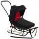 Strong Polish Sled JEE M + glugă + spătar + împingător + suport pentru picioare + sac de dormit
