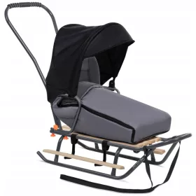   Strong Polish Sled JEE M + glugă + spătar + împingător + suport pentru picioare + sac de dormit