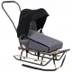  Strong Polish Sled JEE M + glugă + spătar + împingător + suport pentru picioare + sac de dormit