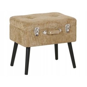  Puf tapitat Beliani in nuante de bej